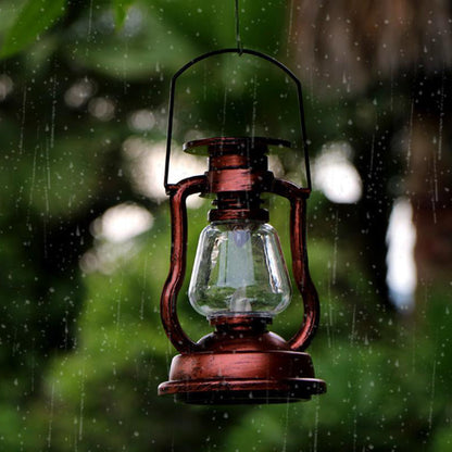 Solar Retro Kerosene Lamp Horse Lantern LED Outdoor Garden Patio Decoration Portable Flame Candlelight | Karnz