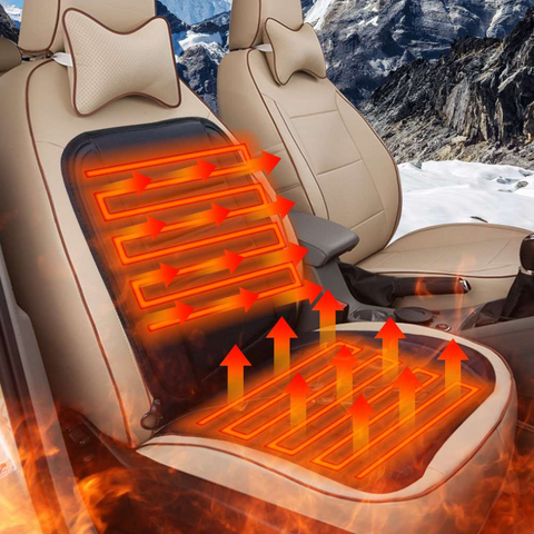 Skanto | Full Coverage Heated Winter Car Seat Cushion