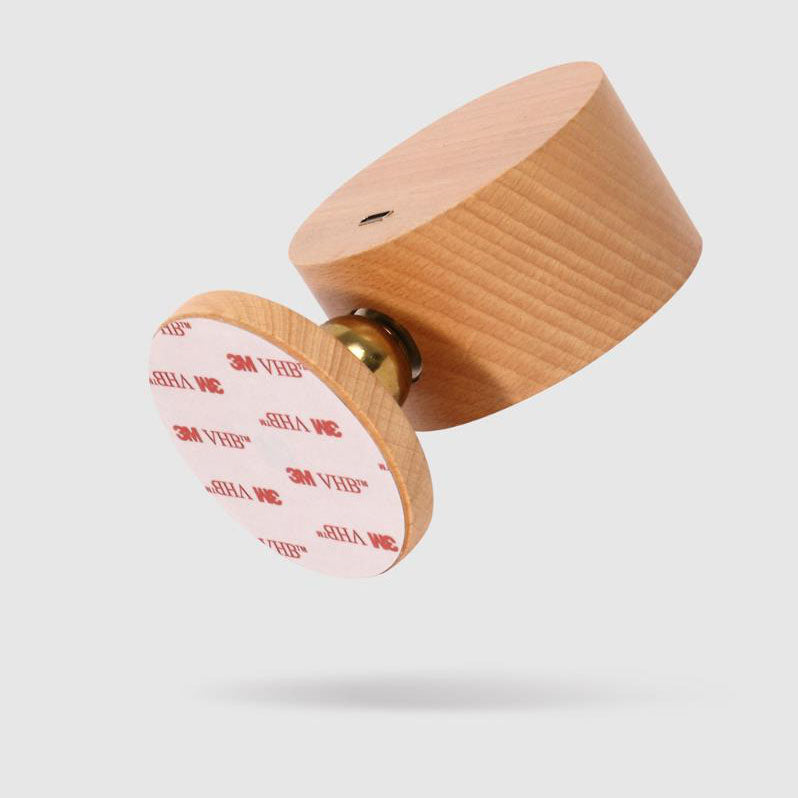 Skanto | Simple Wood USB Rechargeable Touch Magnet LED Night Light Wall Lamp