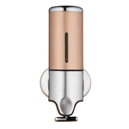 Wall-Mounted Stainless Steel Soap Holder and Dispenser for Bathroom Shower Soap Pump