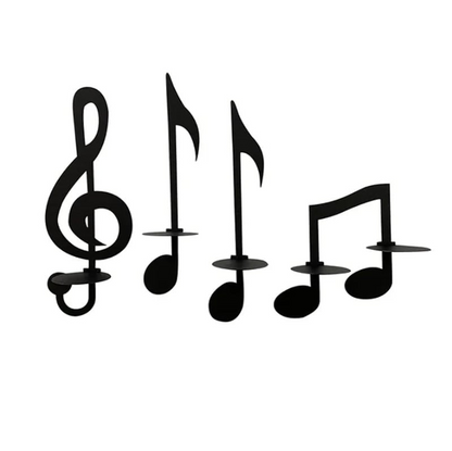 Skanto | Musical Note Candlestick Holder