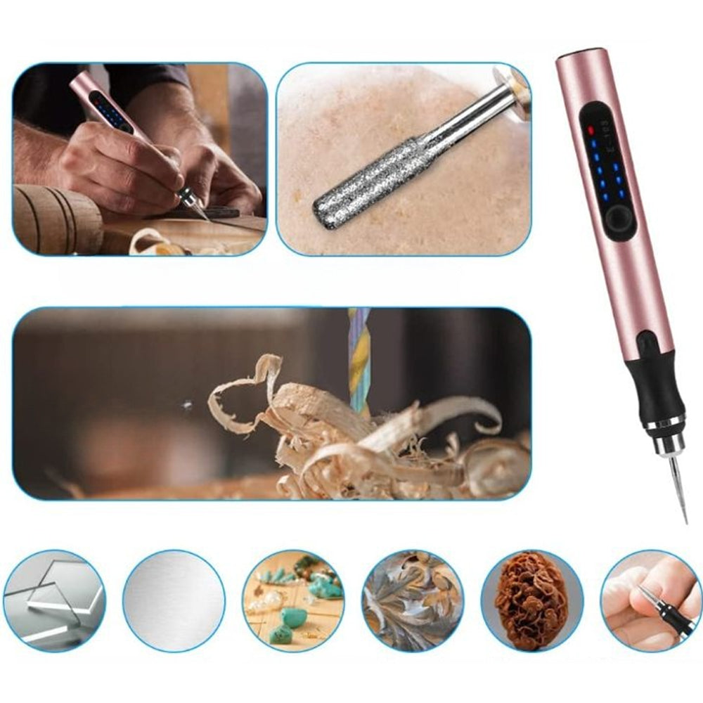 Skanto | USB Rechargeable Engraver Pen | Precise and Quiet | Metal, Adjustable Speed