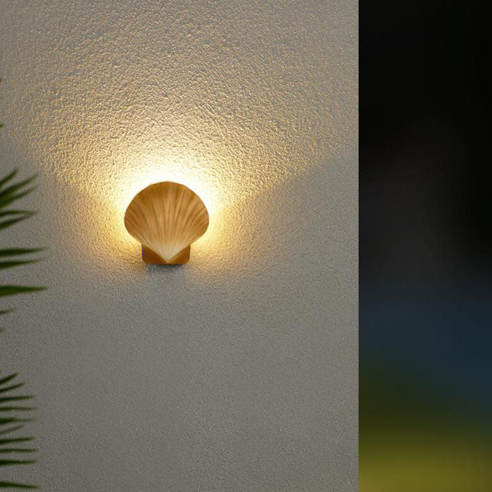 Outdoor Creative Shell Design Aluminum LED Waterproof Wall Sconce Lamp | Bowlift