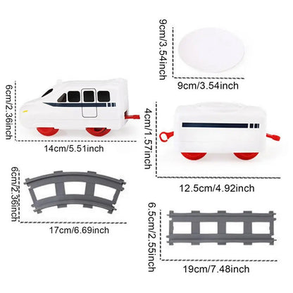 Skanto | Rotary Sushi Train Toy Roller Coaster Conveyor Belt Set - Battery Operated