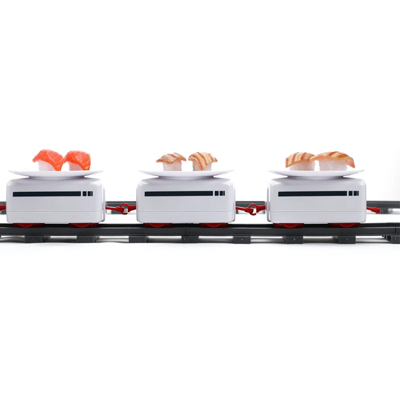 Skanto | Rotary Sushi Train Toy Roller Coaster Conveyor Belt Set - Battery Operated