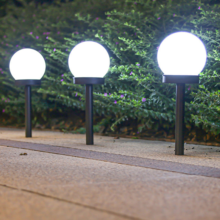 Modern Minimalist Waterproof Solar Sphere LED Landscape Light For Garden | Karnz
