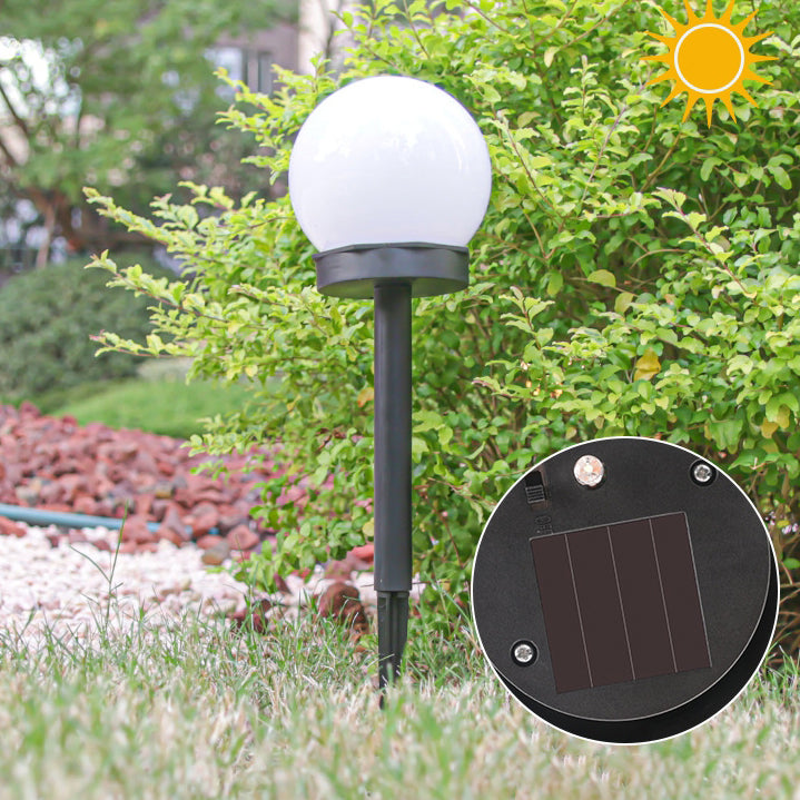 Modern Minimalist Waterproof Solar Sphere LED Landscape Light For Garden | Karnz