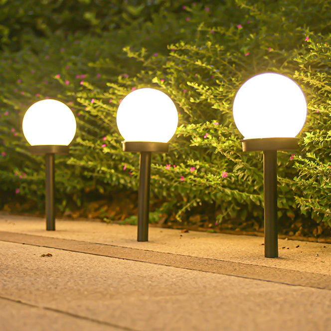 Modern Minimalist Waterproof Solar Sphere LED Landscape Light For Garden | Karnz