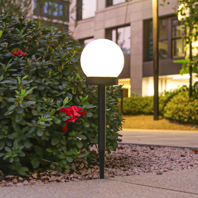 Modern Minimalist Waterproof Solar Sphere LED Landscape Light For Garden | Karnz