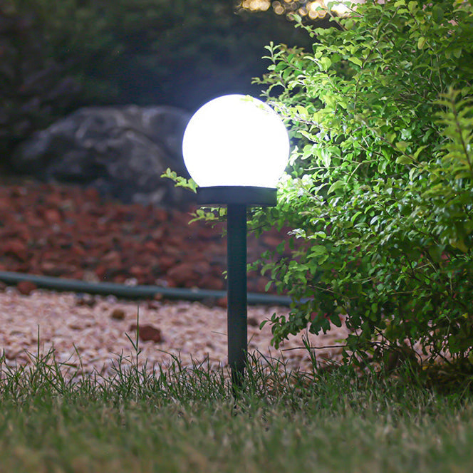 Modern Minimalist Waterproof Solar Sphere LED Landscape Light For Garden | Karnz