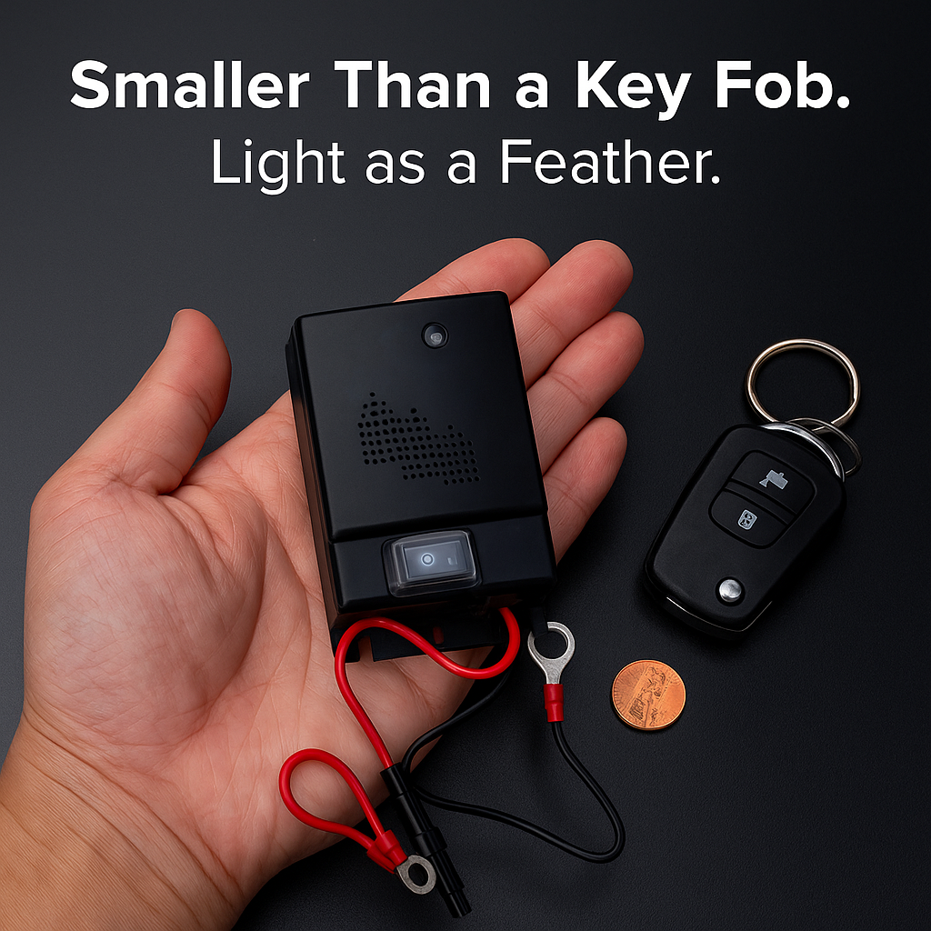 BowLift | Ultrasonic Car Mice Repeller | Portable. Self-Powered & Effective for Vehicle Protection Against Rodents