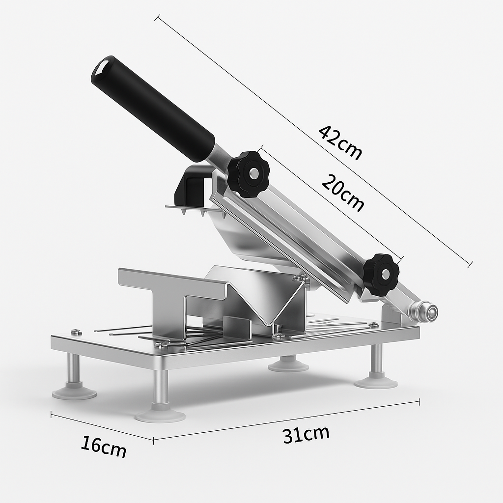 BowLift | SlicePro – Stainless Steel Food Slicer for Home Use | Adjustable Thickness | Precision Cutting