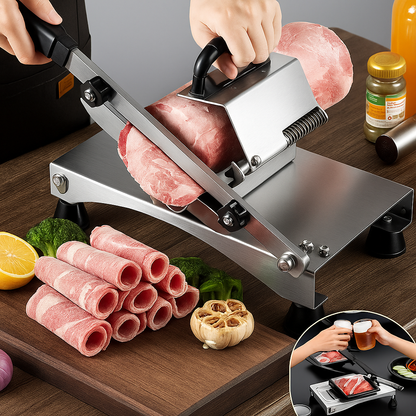 BowLift | SlicePro – Stainless Steel Food Slicer for Home Use | Adjustable Thickness | Precision Cutting