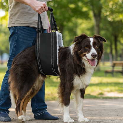 Dog support harness - Adjustable rehabilitation belt Bowlift
