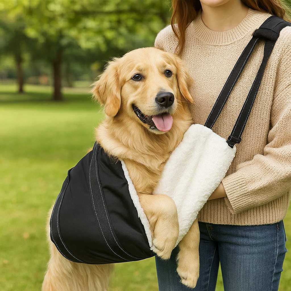 Dog support harness - Adjustable rehabilitation belt Bowlift