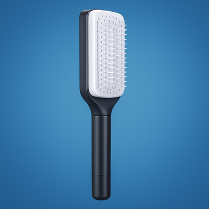 Cleaning Hairbrush – Gentle Detangle – Retractable Bristle Design – For All Hair Types & Busy Mornings Bowlift