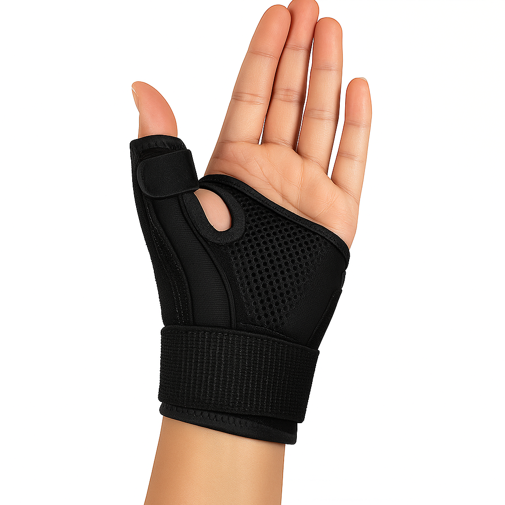 Relief for De Quervain’s Tendonitis – Breathable Adjustable Compression – Everyday & Active Use Kalsten