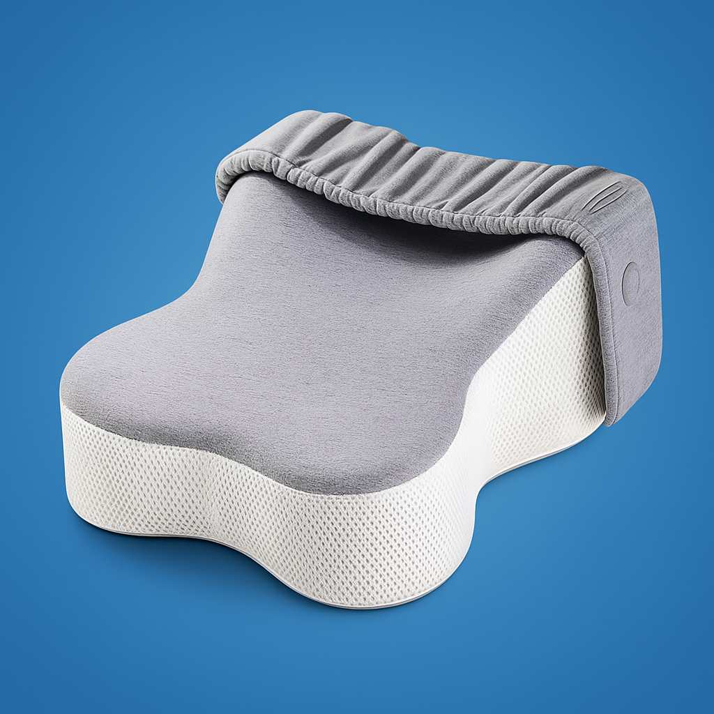 Side Sleeper Alignment – Breathable Memory Foam with Strap – Pregnancy and Hip Support Skanto
