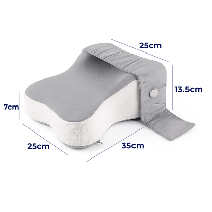 Side Sleeper Alignment – Breathable Memory Foam with Strap – Pregnancy and Hip Support Skanto