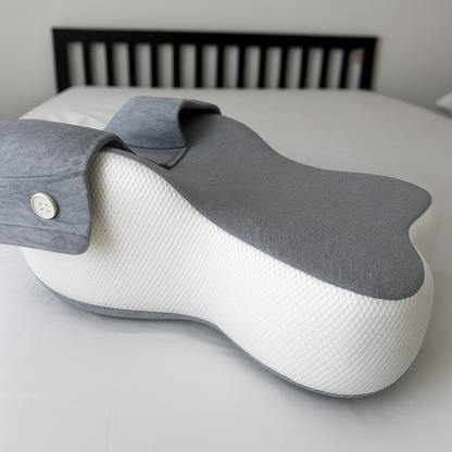Side Sleeper Alignment – Breathable Memory Foam with Strap – Pregnancy and Hip Support Skanto