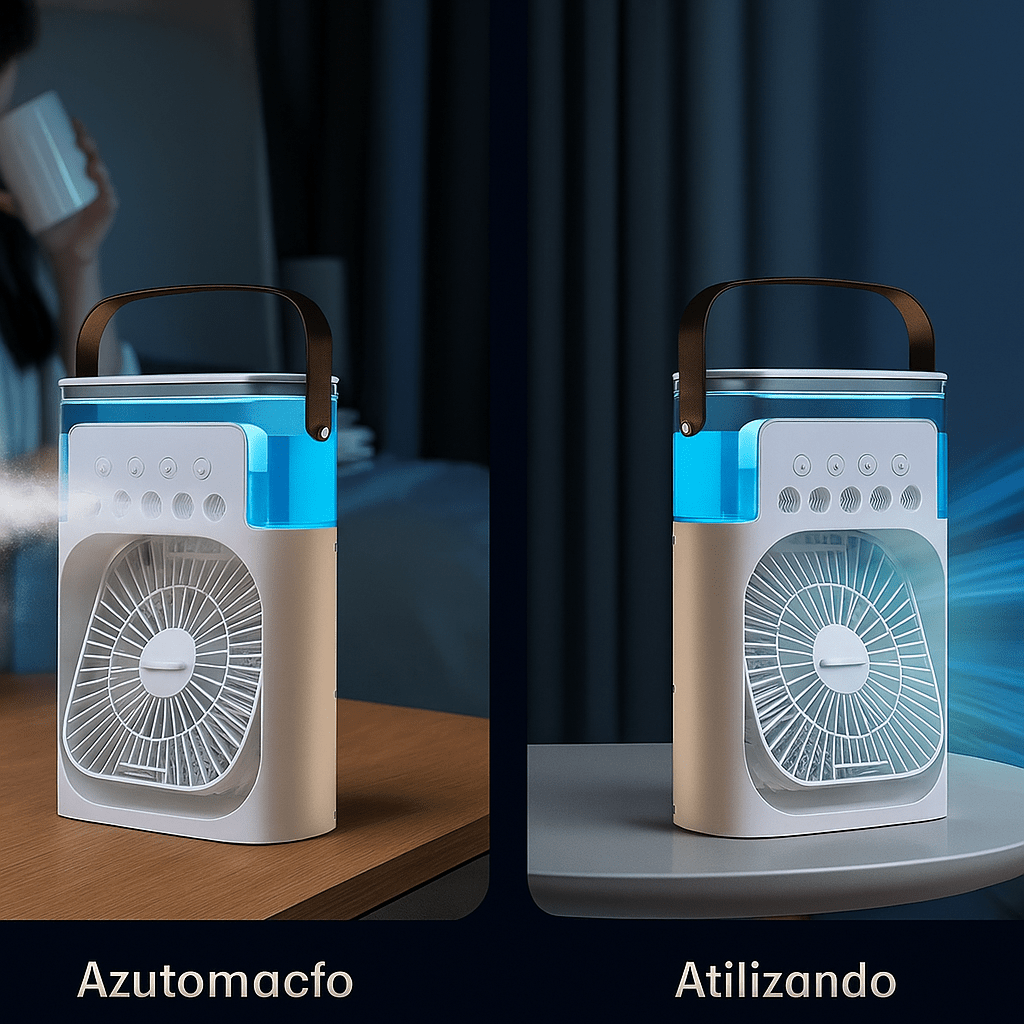 Portable Quiet 3-in-1 LED Cooling Fan | Skanto