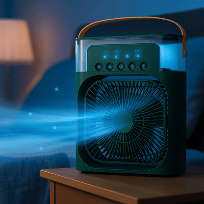 Portable Quiet 3-in-1 LED Cooling Fan | Skanto