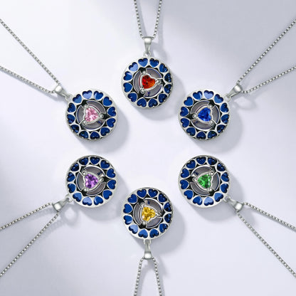 Skanto | Lunara | 18K Gold Plated Birthstone Necklace Moonstar Design