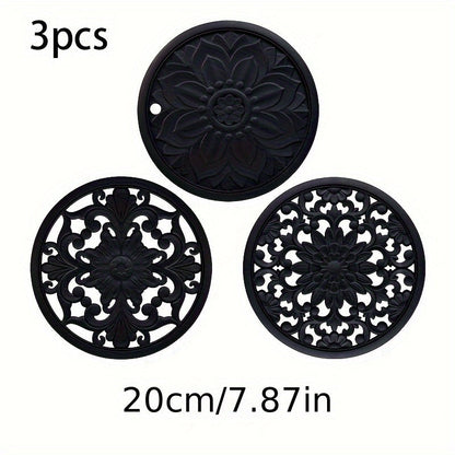BowLift | Heat Resistant Silicone Trivet Mat Set