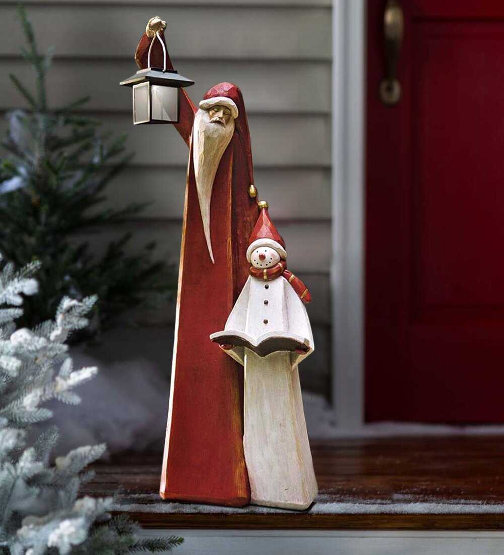 Skanto | Santa and Snowman Sculpture