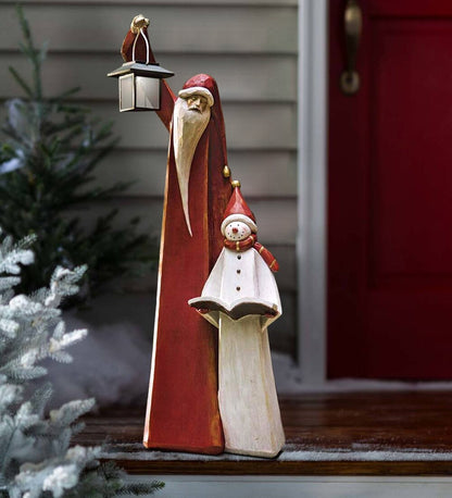 Skanto | Santa and Snowman Sculpture