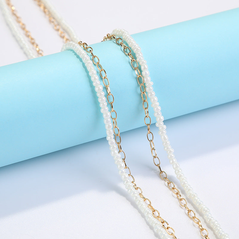 Coastal Shell-Decorated Eyewear Chain Acalora