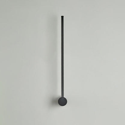 Slender Tubular Modern Metal Living Room LED Wall Light | Karnz