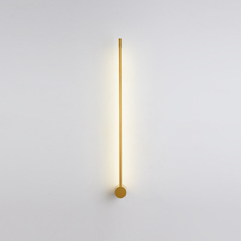 Slender Tubular Modern Metal Living Room LED Wall Light | Karnz