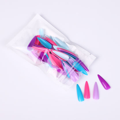 Artificial nails in elegant stiletto style Acalora