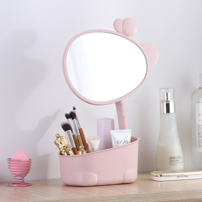 Cute Animal-Themed Desktop Makeup Organizer
