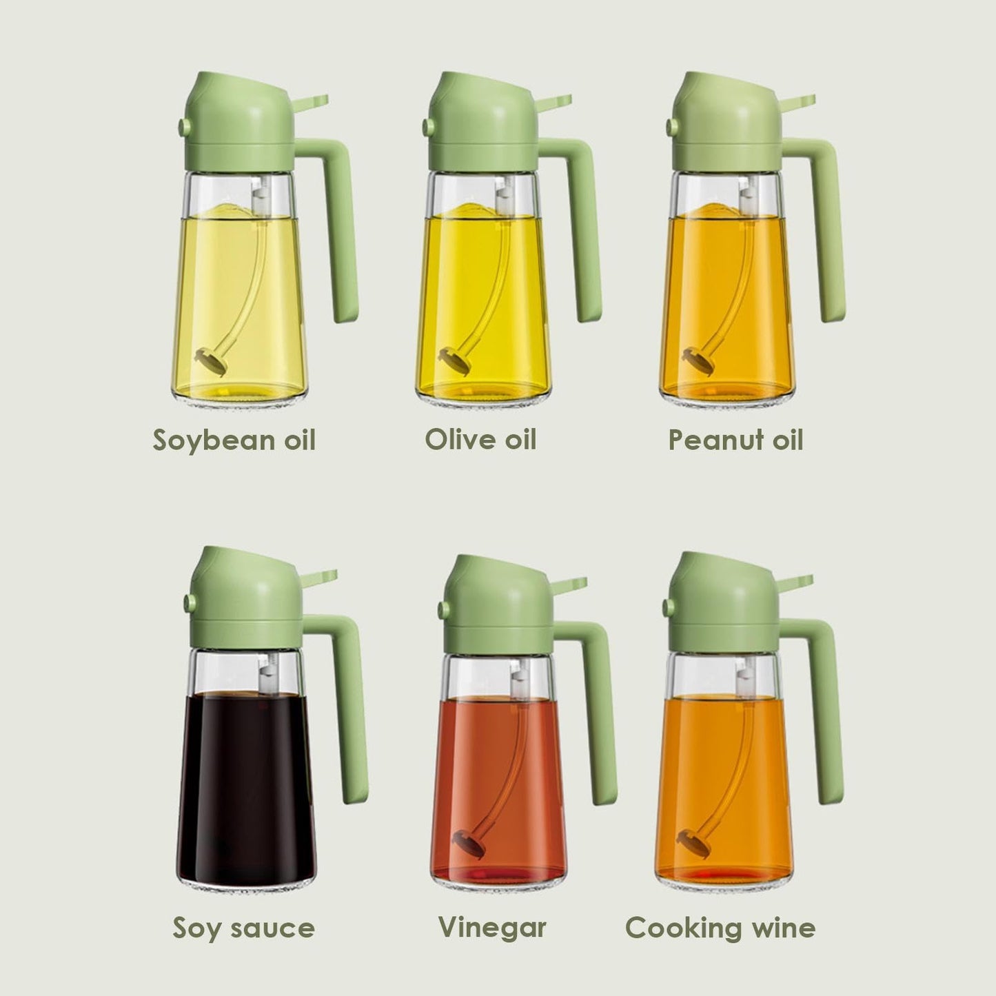 Skanto | 2-in-1 Oil Dispenser Bottle | Oil Pumps & Dispensers | Healthy Cooking
