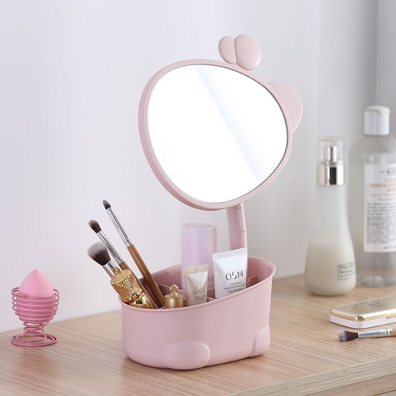 Cute Animal-Themed Desktop Makeup Organizer