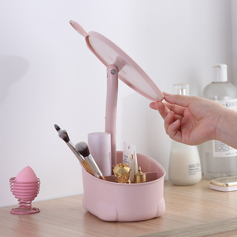 Cute Animal-Themed Desktop Makeup Organizer