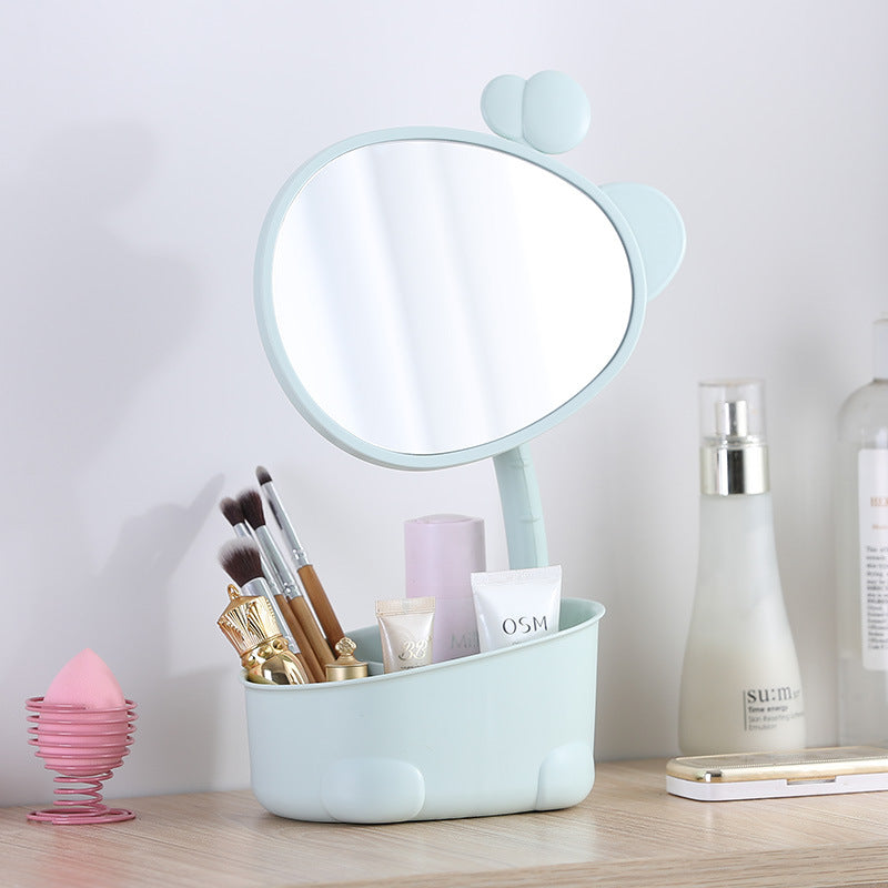 Cute Animal-Themed Desktop Makeup Organizer