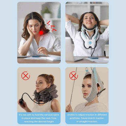 Skanto | Neck Stretcher for Pain Relief - Adjustable Cervical Traction Device Ideal for Neck Strain and Discomfort