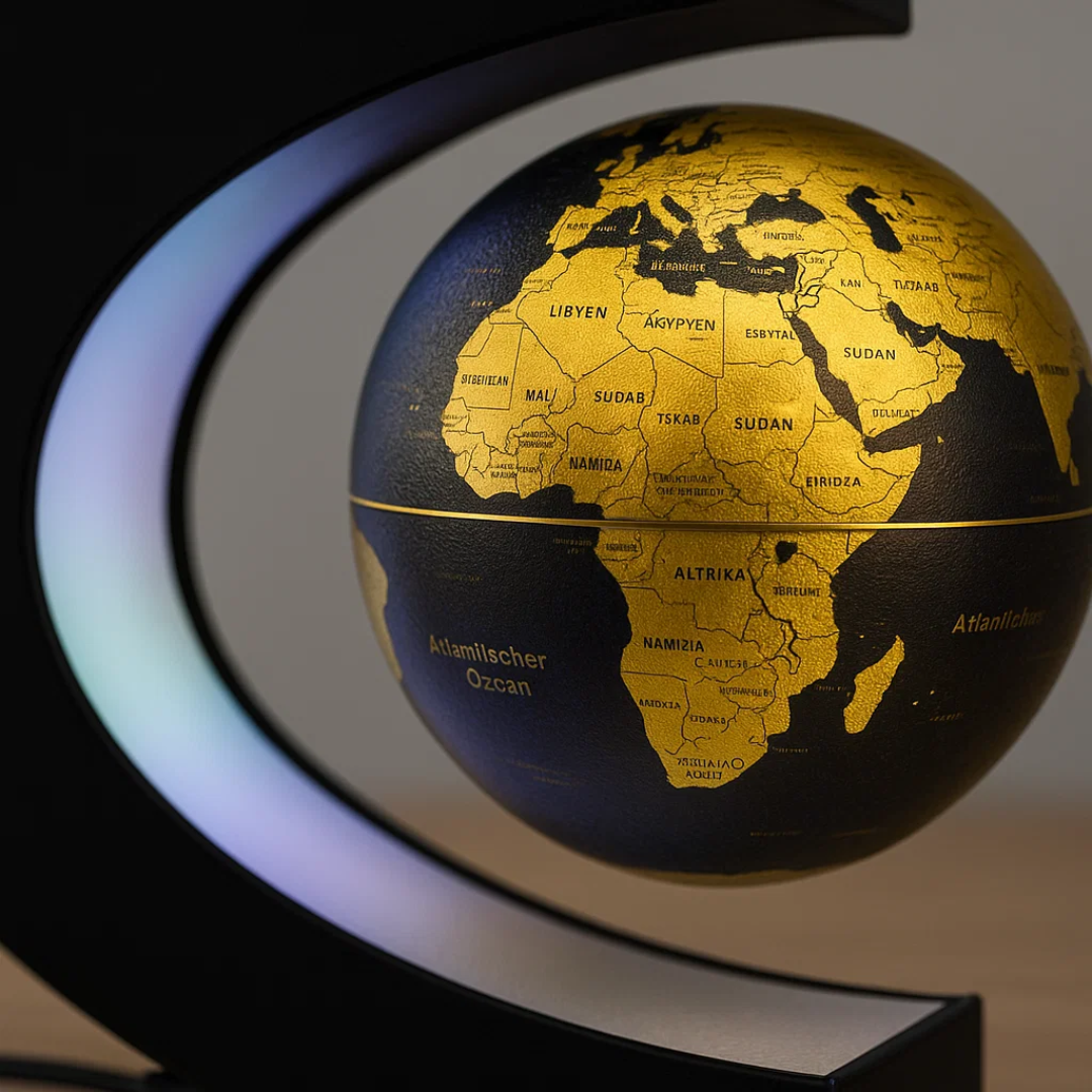 AstroGlobe LED World Globe – Floating Globe Lamp with Magnetic Suspension