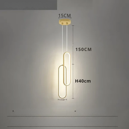 Modern minimalist LED pendant light – Sleek design lamp for bedroom and living room | Karnz