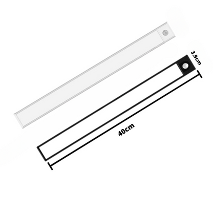 BowLift | Ultra-Thin LED GlowLight – USB Rechargeable Motion Sensor Cabinet Light with Magnetic Backing for Kitchen, Wardrobe, or Closets