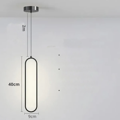 Modern minimalist LED pendant light – Sleek design lamp for bedroom and living room | Karnz