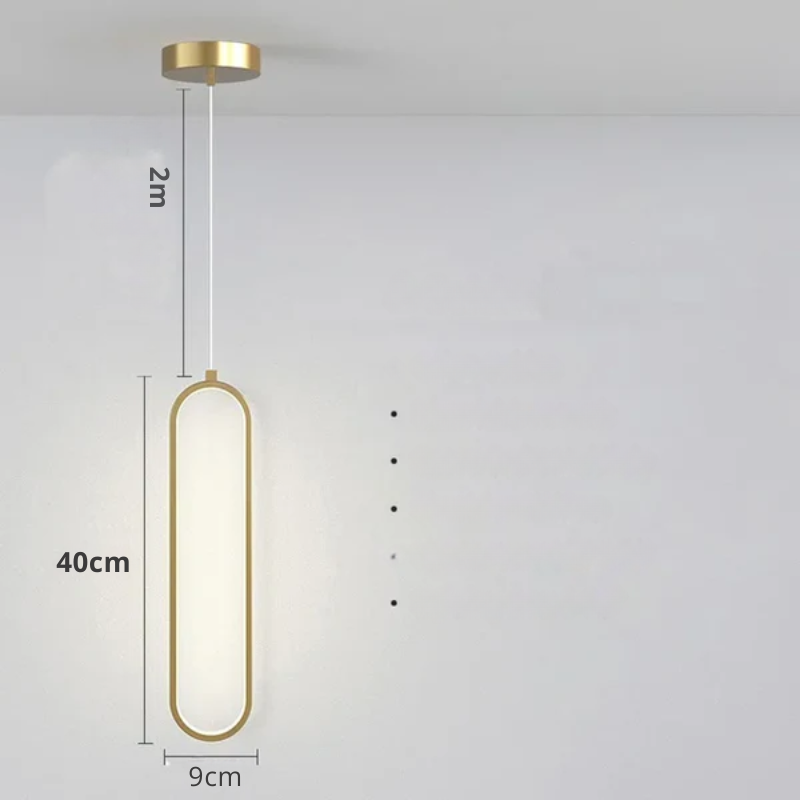Modern minimalist LED pendant light – Sleek design lamp for bedroom and living room | Karnz