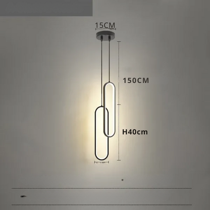 Modern minimalist LED pendant light – Sleek design lamp for bedroom and living room | Karnz