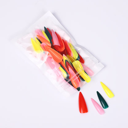 Artificial nails in elegant stiletto style Acalora