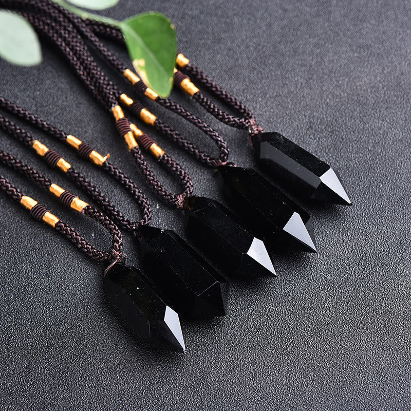 Skanto | Natural Crystal Amethyst Healing Necklace - Lyra