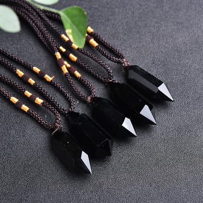 Skanto | Natural Crystal Amethyst Healing Necklace - Lyra