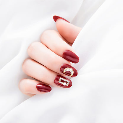 Elegant Decorative Press-On Nail Tips Acalora